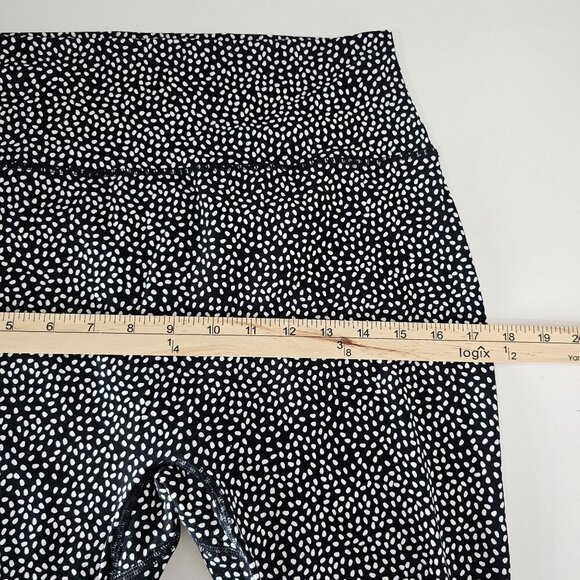 Buffbunny Black & White Polka Dot High-Waisted Leggings Workout Gym Women XL - Picture 10 of 14